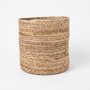 Cesta de Almacenamiento Loros BLN, Tejida Naturalmente con Fibra Natural, Maceta, Organizador Decorativo para el Hogar, Contenedor para Ropa - Product Image 1