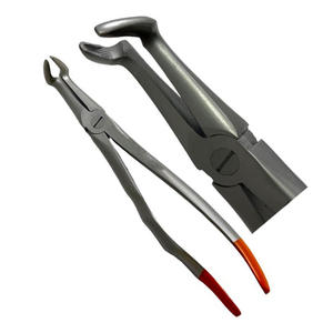 Ensemble de forceps dentaires manuels professionnels en acier inoxydable allemand, 4 pièces, poignée ergonomique, forceps d'extraction dentaire réutilisables - Product Image 5