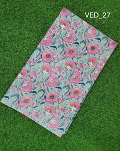 Tela de algodón estampada a mano de gran venta 2026 por yarda, tela suave y ligera para vestidos de mujer y costura a precio de fábrica - Product Image 3