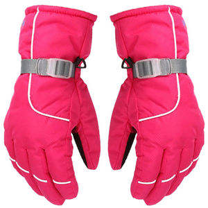 Guantes de Esquí Térmicos Impermeables Antideslizantes con Cierre de Cordón de Cuero, Resistentes al Viento, para Exteriores, de Alta Calidad y Personalizables para Hombre - Product Image 1