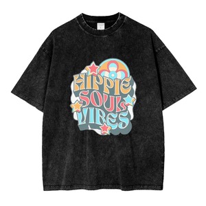 Camisetas Vintage con Lavado Ácido Personalizadas por el Fabricante, con su Propia Marca, de Algodón 100% Pesado, Estilo Oversize, Hip Hop, de Alta Calidad - Product Image 1