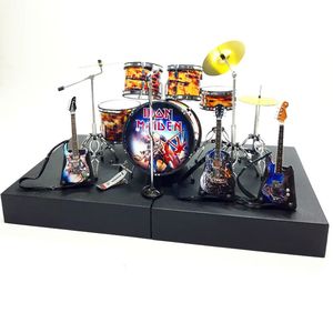 Guitarra y Batería en Miniatura de la Famosa Banda Iron Maiden |   Caja Exclusiva Gratuita para Figuras de Acción - Product Image 4