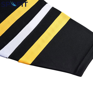 Maillot de hockey sur glace professionnel avec nom et numéro personnalisés, maillot de hockey sur glace respirant de haute qualité 100% polyester - Product Image 4