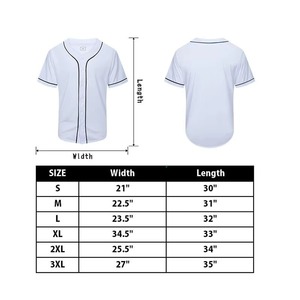 Vestes et maillots de baseball unisexes respirants personnalisés à manches courtes pour l'été avec impression de logo par sublimation - Product Image 3