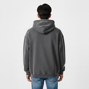 เสื้อกันหนาวคุณภาพสูง เนื้อผ้าหนานุ่ม อุ่นสบาย ผลิตจากผ้าฝ้ายฟลีซ 100% เป็นมิตรต่อสิ่งแวดล้อม กันลมได้ดี ทรงปกติ ใส่ได้ในฤดูหนาว พร้อมปักโลโก้แบบพัฟพิมพ์ตามสั่ง - Product Image 5