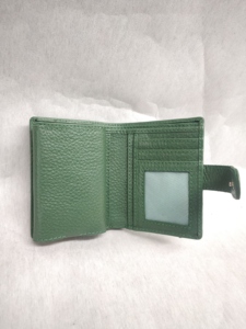 Wholesale Cost Supply Short Men's <b>Wallet</b> Card Cash Holders Metal Push Button Popup Genuine Leather Vintage Hasp Close <b>RFID</b> India - Product Image 2