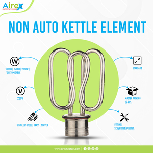 Stainless Steel <b>Non</b> Auto Kettle Heating Element Auto Clave Water Heating Kettle Rod Water <b>Heater</b> Element 1000 Watt - Product Image 3