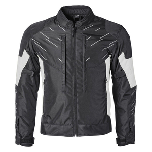 Wholesale Price Black Windproof Motorcycle <b>Jacket</b> Stand Collar Zipper Closure Regular Fit <b>Biker</b> Style Polyester Material <b>Jackets</b> - Product Image 1