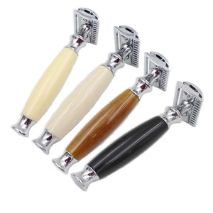 Promotion Price Men's Safety Razor Open Comb Double Edge Shave with Resin Handle and Chrome Plating Beauty Type - Product Image 5
