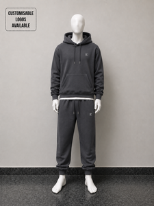 Ensemble 2 pièces personnalisé en molleton épais 350GSM 400GSM 450GSM unisexe, sweat-shirt et pantalon de survêtement oversize pour homme - Product Image 4