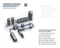 Système de traitement de l'eau par osmose inverse industrielle avec PLC et réservoir sous pression 10000L/heure