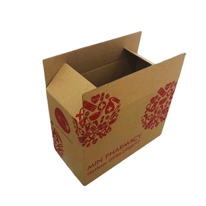 Boîte en carton ondulé écologique de haute qualité pour l'emballage de médicaments, en matériau recyclé, vente en gros de masques chirurgicaux et de pilules, personnalisable - Product Image 6