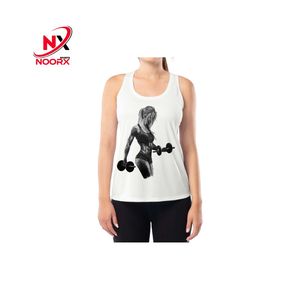 Alta calidad 2025 mujeres multicolor entrenamiento Fitness en blanco liso camiseta sin mangas diseño personalizado y logotipo para Salr hecho en Pakistán - Product Image 5