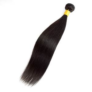Cheveux humains vierges, tissage lisse, couleur noir doux, style 1 - Product Image 3