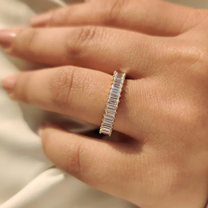 Best Quality Vintage Elegant Fashion Moissanite 925 <b>Silver</b> Band for Women Luxury Jewelry Wedding Engagement Gift Available - Product Image 3
