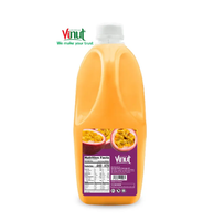 2L VINUT Frisch Gepresstes 100% Reines Maracuja-Konzentrat 50 Brix Halal-Zertifiziert PET-Flasche für Getränke Eiscreme Bubble Tea