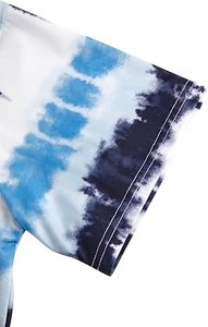 Camisetas de mujer al por mayor a bajo precio, estilo vintage lavable, diseño tie-dye, nuevas camisetas modernas con efecto dip-dye, camisetas oversize de hip hop - Product Image 2