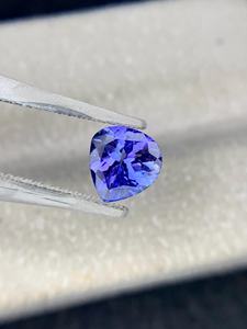 Pierre précieuse naturelle Tanzanite bleu violet, taille poire, pierre non montée pour la création de bijoux personnalisés, bague, pendentif, collier, cristal - Product Image 4
