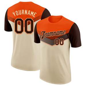 Maillot de club sportif personnalisé, blocs de couleur, manches courtes, nom d'équipe et numéro de joueur personnalisés, fabricant de vêtements de sport en gros - Product Image 1