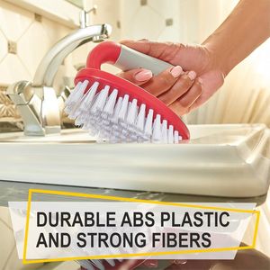 Set di 3 Spazzole Durevoli per Doccia con Manico Ergonomico, Spazzole per Pulizia Fughe e Superfici - Product Image 2