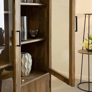 Vandana Optima Lunaris <b>Tall</b> Mango Wood Display <b>Cabinet</b> - Product Image 2