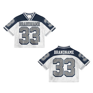 Venta al por mayor de camisetas de rugby vintage personalizadas con bajo MOQ, alta calidad, nuevo diseño, ropa deportiva, camiseta de fútbol americano en venta. - Product Image 1