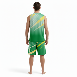 Wholesale High Quality Printed Sublimation Adult Unisex Custom Basketball Uniform <b>Set</b> Quick Dry Basketball Short & Vest - Product Image 2