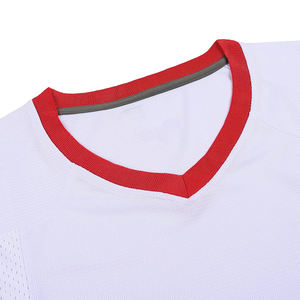 Camiseta de Fútbol Americano al por Mayor de Primera Calidad, 100% Poliéster, Logotipo Personalizado, Impresión por Sublimación, Transpirable, de Secado Rápido, Corta - Product Image 2