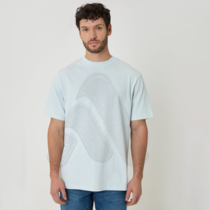 เสื้อยืดผู้ชาย ผ้าฝ้าย 100% สตรีทแวร์ ลายกราฟิก พิมพ์โลโก้ ล้างสีแบบแอซิดวอช สกรีนโลโก้ตามสั่ง เสื้อยืดวินเทจ - Product Image 1