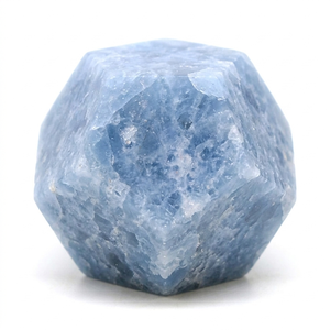 Dodecaedro de Calcita Azul Natural, Piedra de Cristal Geométrica, Dodecaedro de Ágata, Gema Curativa, Venta al por Mayor - Product Image 5