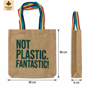 Wholesale Jute Promotional <b>Tote</b> <b>Bag</b> for Retail Promotions Events Giveaways Custom Branding Wholesale OEM ODM Manufacturer - Product Image 2
