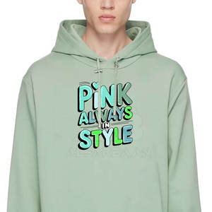 Sweat à capuche imprimé DTG, matière douce, couleur unie, vêtement décontracté, design de logo personnalisé, sweats à capuche pour hommes DTG - Product Image 4