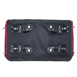 Wholesale Customized 2026 Versatile Casual Style 10kg Polyester Zipper Pet <b>Bags</b> Vietnam Portable Dual-Use Wheeled Carrier - Product Image 4