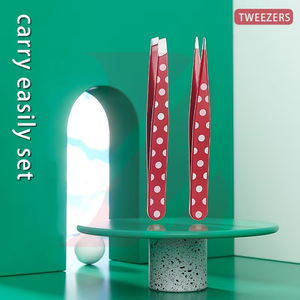 Pinzas de acero inoxidable para cejas, perfectas para el cuidado personal y la depilación de precisión, herramienta para uso doméstico y en salones de belleza - Product Image 5