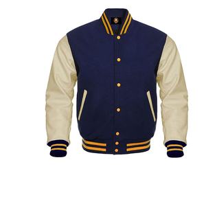 Chaqueta de Béisbol de Manga Larga para Hombre, Estilo Urbano, Invierno, Alta Calidad, Impresión Personalizada, Cuello Alto, Lisa, Ecológica - Product Image 2