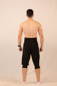 High Quality 100% Cotton Solid <b>Mens</b> Awrah Cover Islamic Athletic <b>Shorts</b> <b>Knee</b> <b>Length</b> Breathable Workout Wear Customized - Product Image 3