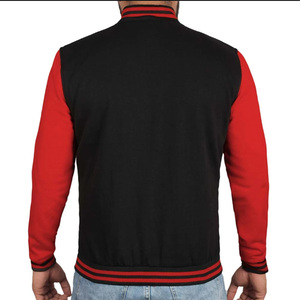 เสื้อแจ็คเก็ตเบสบอลแบบ Letterman สำหรับผู้ชาย ทำจากผ้าฝ้าย เหมาะสำหรับกีฬาวิทยาลัย เสื้อโค้ทกันหนาวสำหรับฤดูหนาว ตกแต่งด้วยลายปัก ขายส่ง - Product Image 2