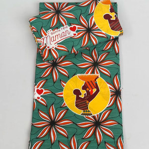 Tissu en coton imprimé africain, tissu Ankara Kitenge sur mesure, fabricant OEM ODM pour les écoles, les ONG, les festivals et les promotions. - Product Image 1