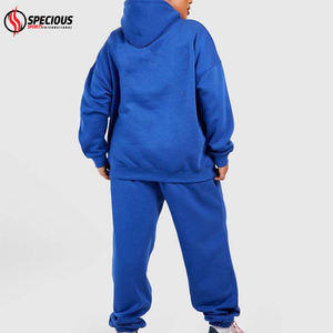 Conjuntos Deportivos Personalizados de Otoño para Mujer, con Capucha, de Felpa, Casuales, de Manga Larga, Resistentes, Transpirables y Ecológicos, 100% Algodón - Product Image 4