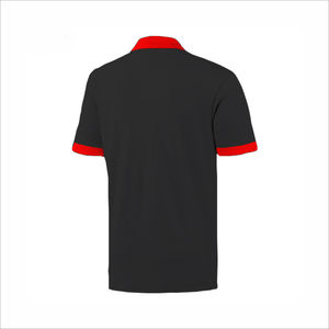 T-shirt formel respirant personnalisé pour homme – Vêtement de golf confortable en coton uni tricoté à manches courtes - Product Image 3