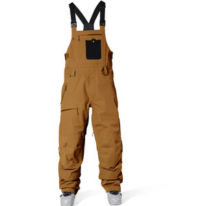Men's <b>Waterproof</b> Ski Bib Snowboard <b>Overalls</b> Insulated Winter Outdoor Cargo Pants Windproof Breathable Alpine Skiing Trousers - Product Image 1