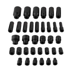 35pcs 1/2\" Deep Impact Socket Set 6-Point Metric Garage Tool with 8mm to 32mm Sockets Durable 8mm 32mm Socket Set - Product Image 3