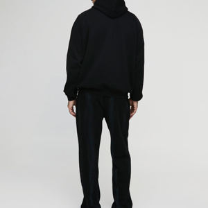 Nouvel ensemble de survêtement sportif pour homme, respirant, de haute qualité, avec logo personnalisé, 2 pièces, coupe évasée - Product Image 3