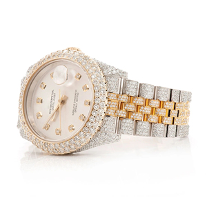 Montre Moissanite Iced Out Diamant VVS Hip Hop Tendance Acier Inoxydable Premium Quartz Bracelet 20mm Cadran en Verre - Product Image 2