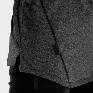 เสื้อกล้ามออกกำลังกายผู้ชาย แห้งเร็ว ผ้าฝ้าย ทรงสตริงเกอร์ สำหรับเพาะกาย ฟิตเนส ออกกำลังกาย ดีไซน์แถบบาง รับผลิตแบบ OEM - Product Image 3