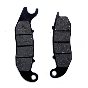 Vasus Black New Non-asbestos Organic Hybrid Ceramic-Metallic Brake Pad for Scooter & <b>Electric</b> Motorcycle Rear Replacement - Product Image 2
