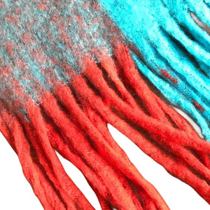 Bufanda Larga con Bloques de Color para Mujer, Aislamiento Térmico, Cálida para Invierno, Estilo Clásico, 100% Acrílico, Tejida - Product Image 3