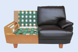 เฟอร์นิเว็บ เฟอร์นิเจอร์ เว็บบิ้ง-เส้นใยยางเกรดมาตรฐานและเส้นใย PP รุ่น FW-S ได้รับมาตรฐาน ISO 9001 - Product Image 3