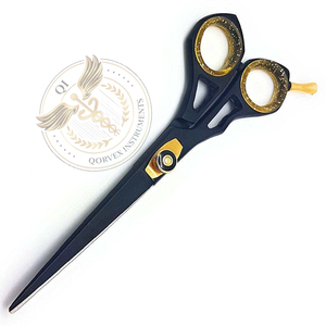 Tijeras Profesionales de Peluquería QORVEX INSTRUMENTS de Acero Inoxidable con Hoja de Corte Recto y Afilado, para Diestros, Mango Mediano - Product Image 2