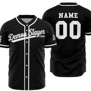Camisetas de Béisbol para Hombre y Mujer, Camisetas Hipster Hip Hop, Uniformes Deportivos, Uniforme de Béisbol - Product Image 1